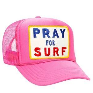 NWOT Aviator Nation PRAY FOR SURF trucker